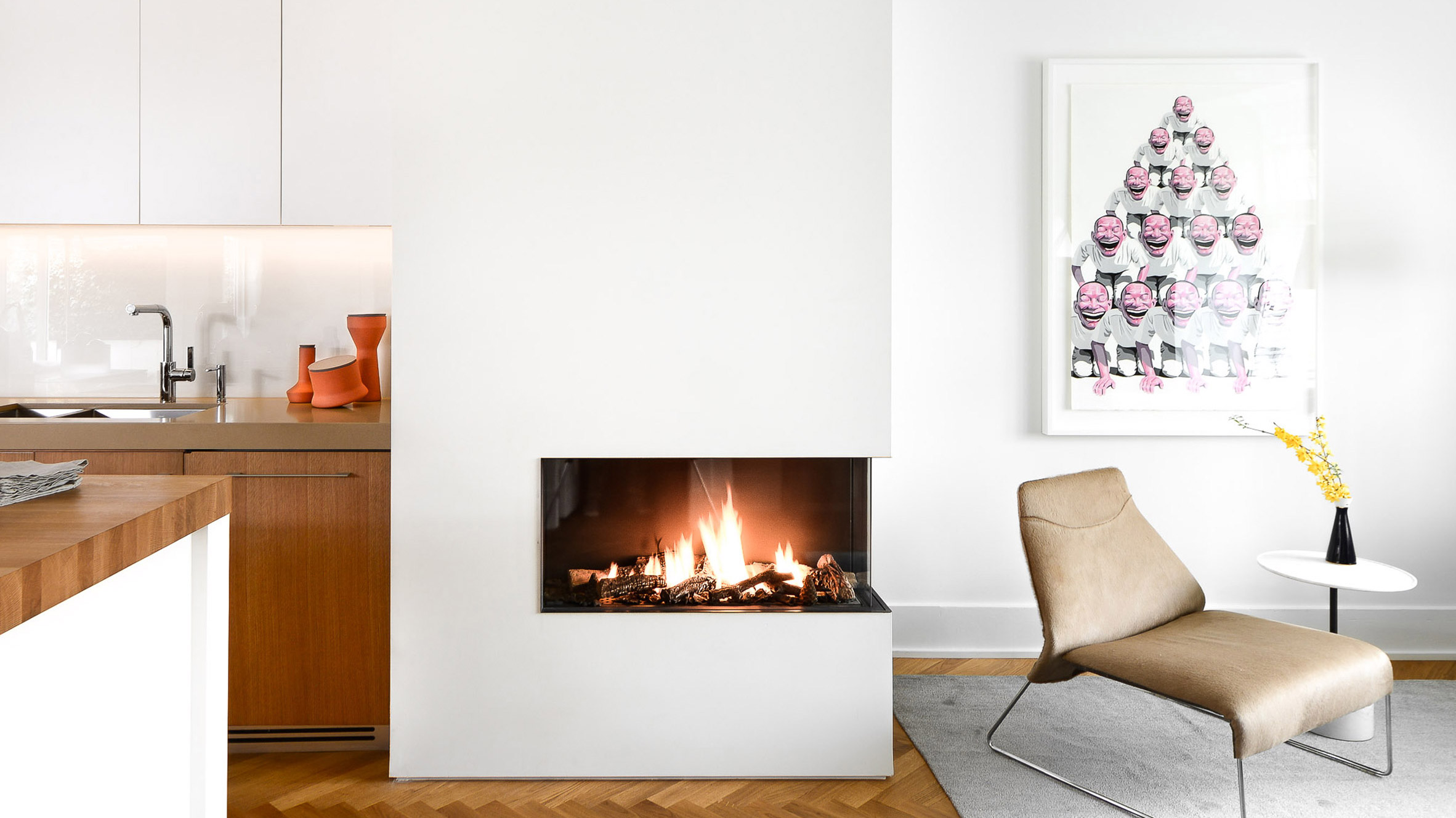 Falken Reynolds свързва съвременни и исторически детайли в градска къща