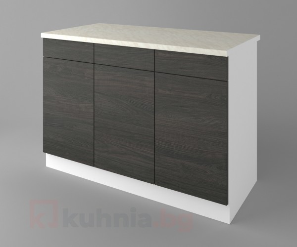 Долен кухненски шкаф с три чекмеджета и три врати  Вега