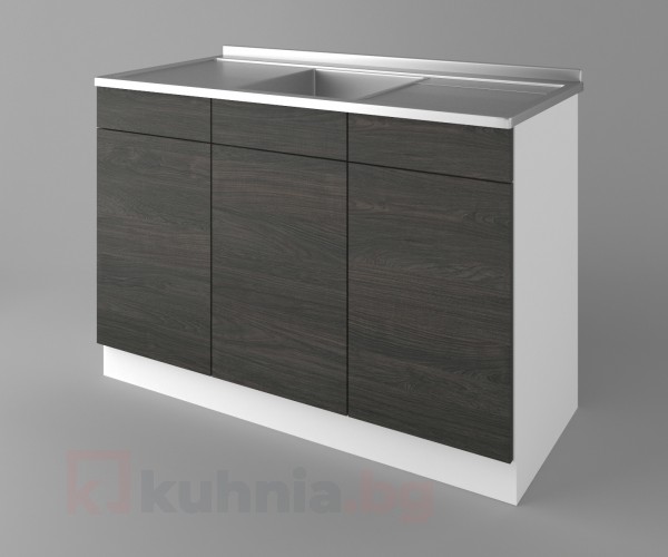 Шкаф с мивка - с две работещи чекмеджета