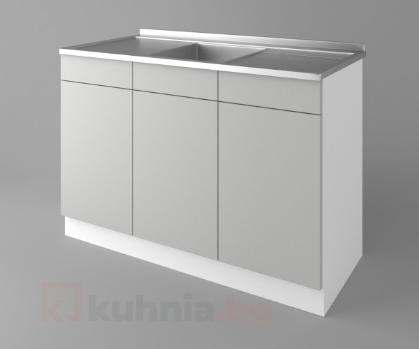 Шкаф с мивка - с две работещи чекмеджета