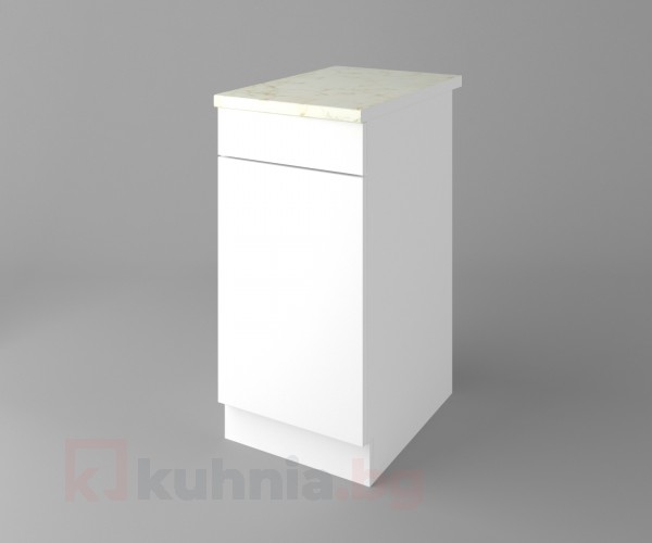 Долен кухненски шкаф с чекмедже и една врата Нарцис