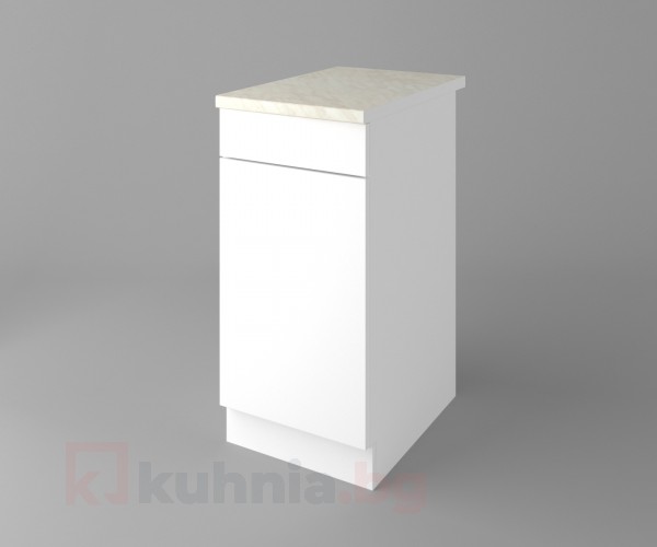 Долен кухненски шкаф с чекмедже и една врата Нарцис