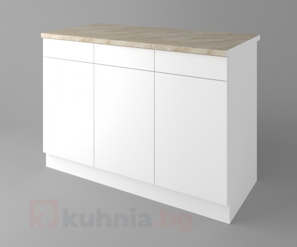 Шкаф с три чекмеджета и три врати