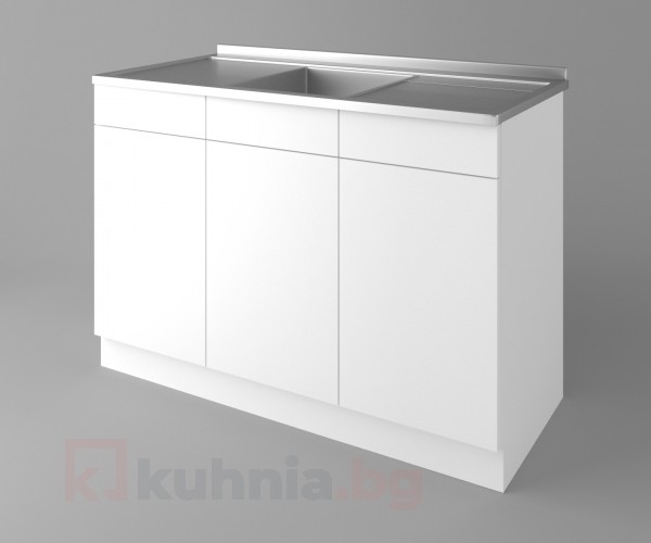 Шкаф с мивка - с две работещи чекмеджета 