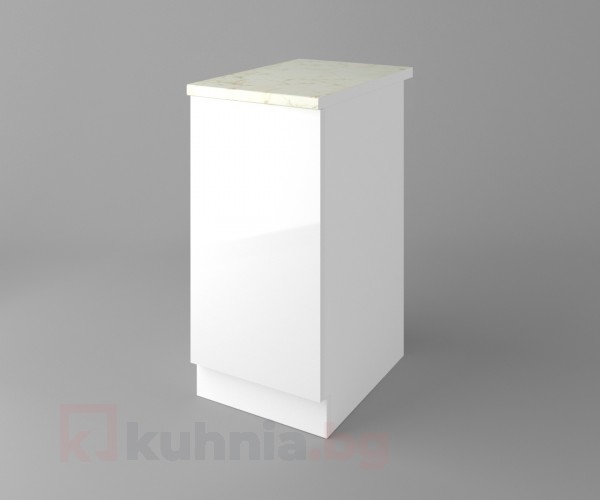 Долен кухненски шкаф с една врата Нарцис - Гланц