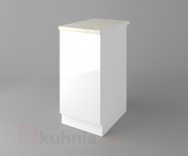 Долен кухненски шкаф с една врата Нарцис - Гланц