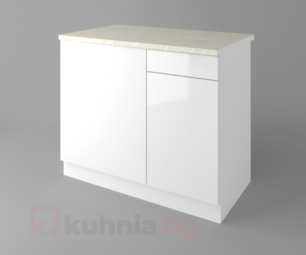 Долен кухненски шкаф за ъгъл Нарцис - Гланц
