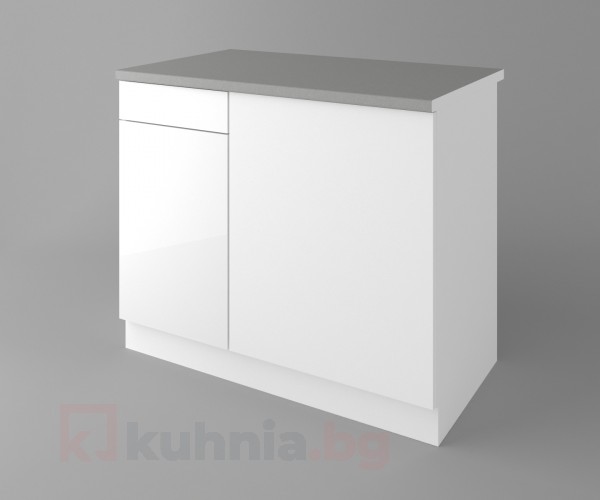 Долен кухненски шкаф за ъгъл Нарцис - Гланц