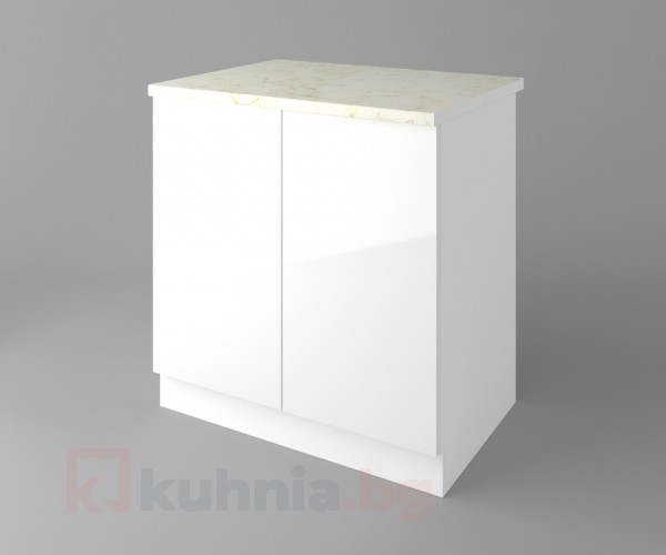 Долен кухненски шкаф с две врати Нарцис - Гланц