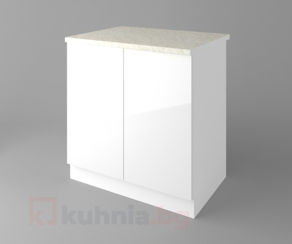 Долен кухненски шкаф с две врати Нарцис - Гланц