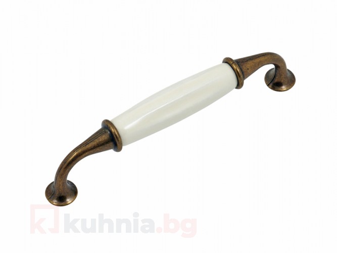 Метална ретро дръжка с чиста керамика 8231