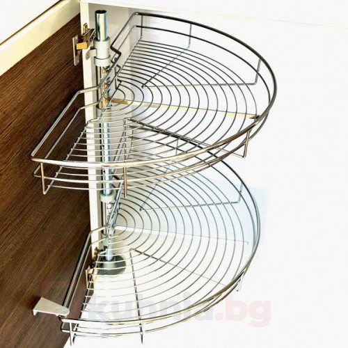 Кошница въртяща 1/2 за шкаф 800 мм 