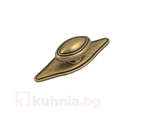 Метална ретро дръжка старо злато 1152