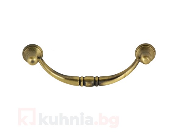 Метална ретро дръжка старо злато 8945