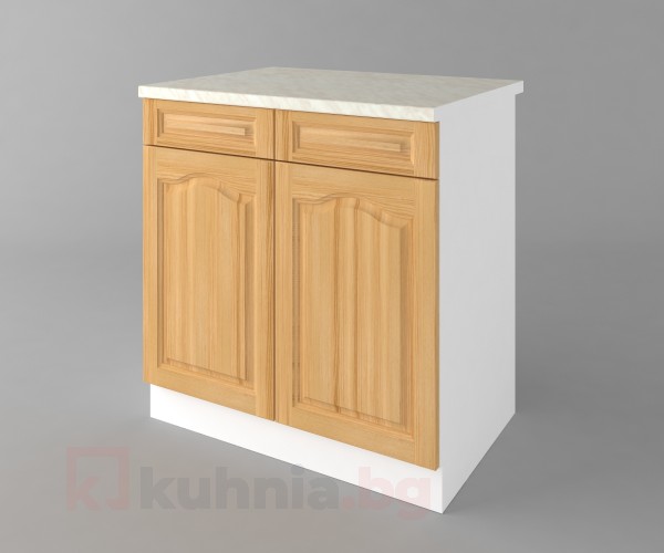 Долен кухненски шкаф с две чекмеджета и две врати Астра - Натурална