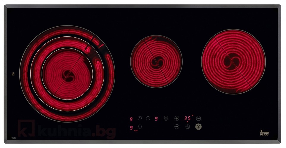Стъклокерамичен плот ТЕКА - 5,7 kW