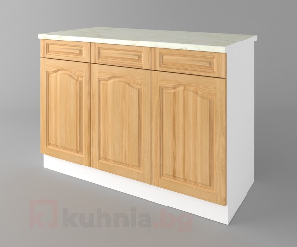 Шкаф с три чекмеджета и три врати