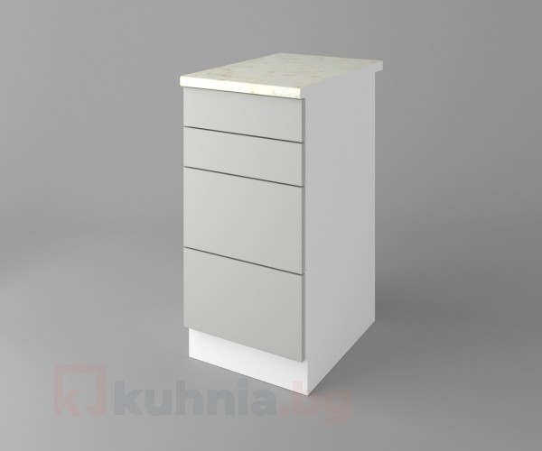 Долен кухненски шкаф с четири чекмеджета Мирта