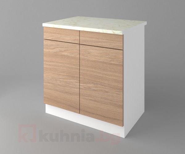 Долен кухненски шкаф с две чекмеджета и две врати Поларис