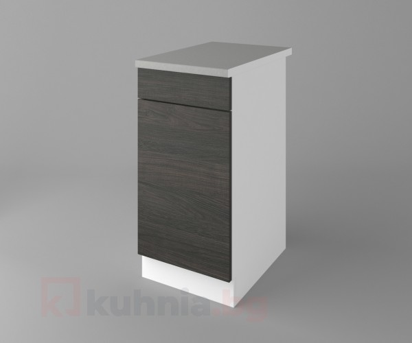 Долен кухненски шкаф с чекмедже и една врата Вега