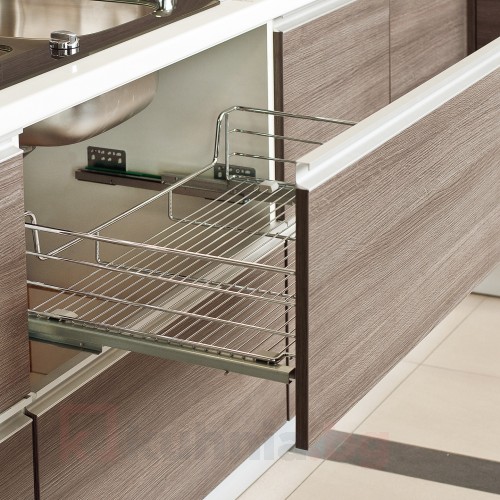 Кошница странично водене с плавно прибиране