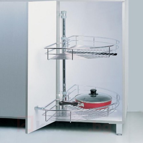 Кошница въртяща 1/2 за шкаф 800 мм 