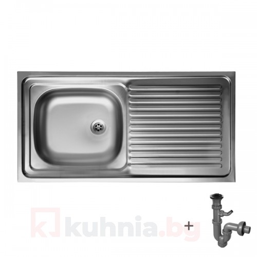 Мивка с плот LIVINOKS -1000х600х140мм  