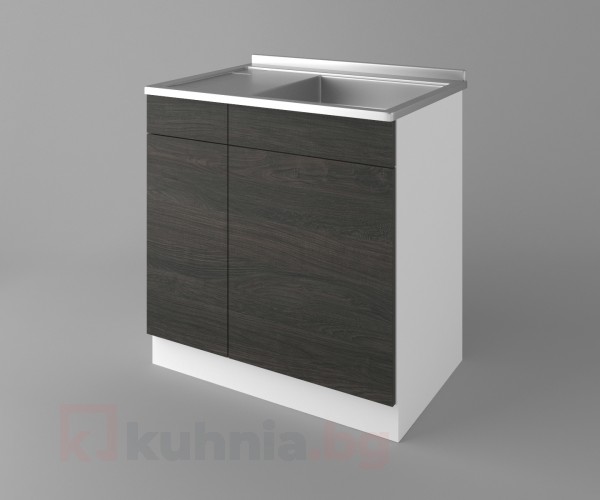 Долен кухненски шкаф с мивка - с едно работещо чекмедже Вега