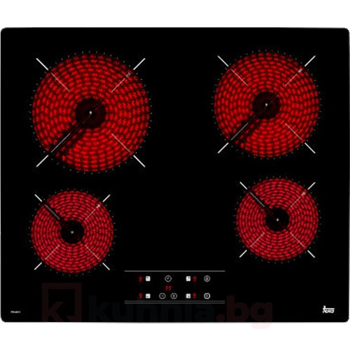 Стъклокерамичен плот  ТЕКА - 6,3 kW