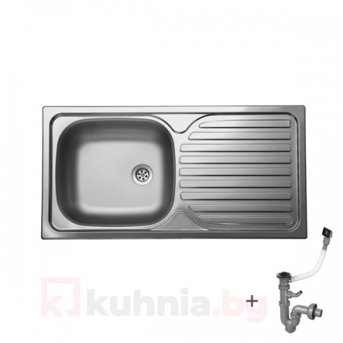 Мивка с плот LIVINOKS 860х435х150мм 