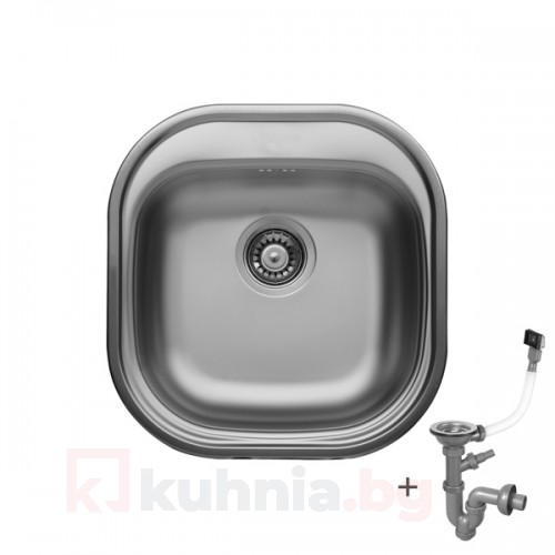 Мивка единична LIVINOKS 460х480х165мм 