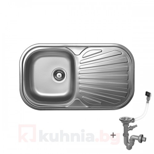 Мивка с плот LIVINOKS 830х480х165мм 