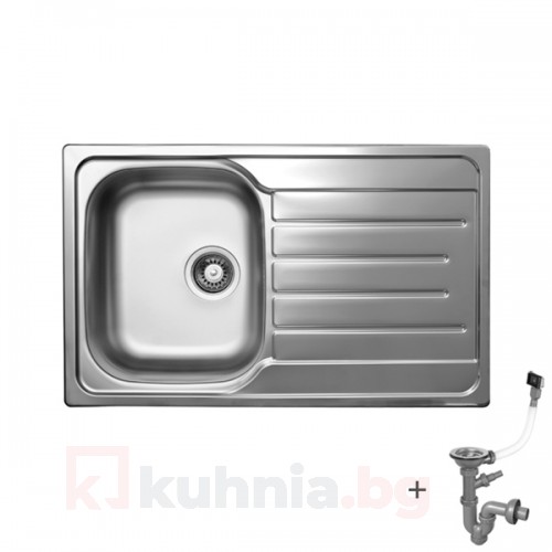 Мивка с плот LIVINOKS 800х500х170мм