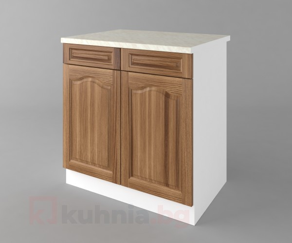 Долен кухненски шкаф с две чекмеджета и две врати Астра - Канела