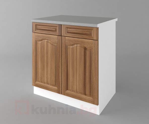 Долен кухненски шкаф с две чекмеджета и две врати Астра - Канела
