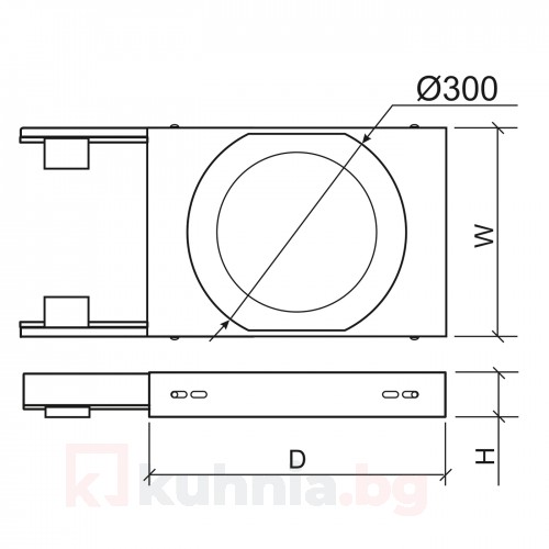 Поставка за газова бутилка 10KC.3118