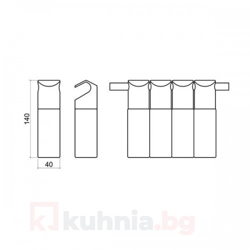 Съд за подправки 4 бр. комплект 10KT.3190