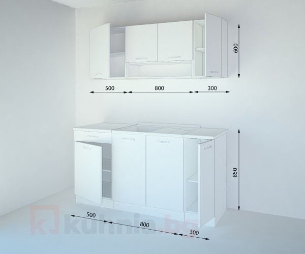 Кухненски комплект Мирта - L 160 cm