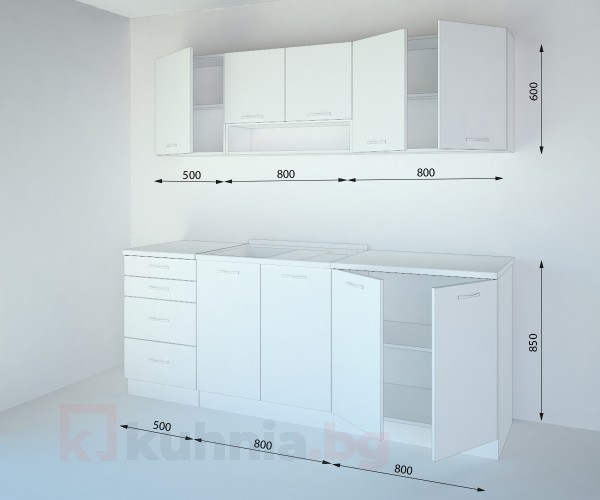 Кухненски комплект Атлас - L 210 cm