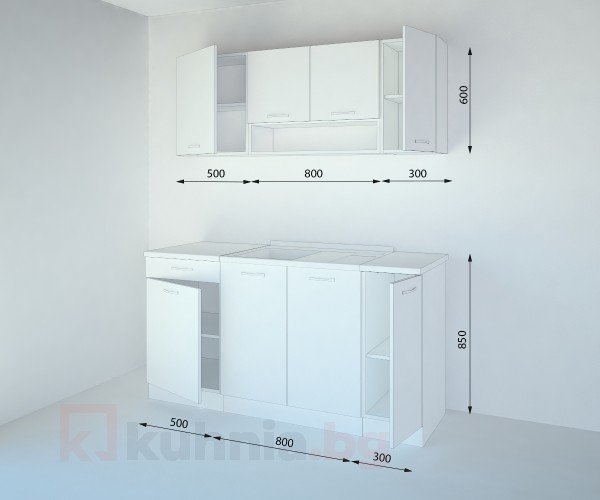 Кухненски комплект Атлас - L 160 cm