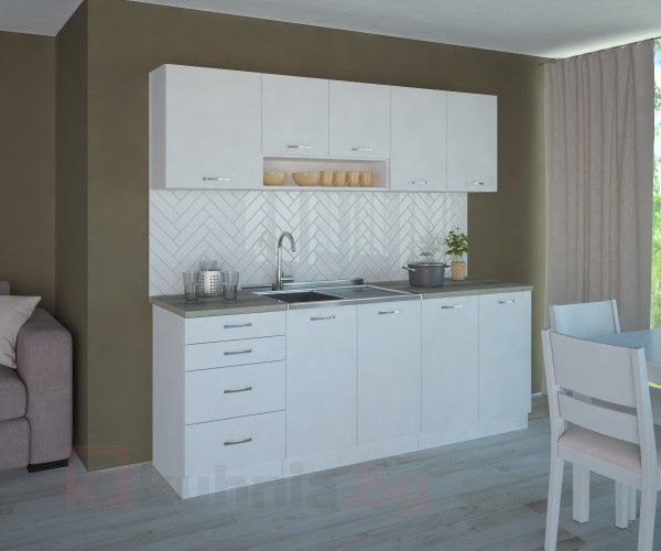 Кухненски комплект Нарцис Мат - L 210 cm