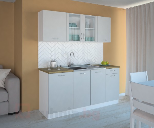 Кухненски комплект Мирта Стъкло - L 170 cm