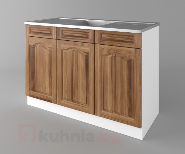 Шкаф с мивка - с две работещи чекмеджета