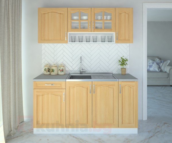 Кухненски комплект Астра Натурална - L 160 cm