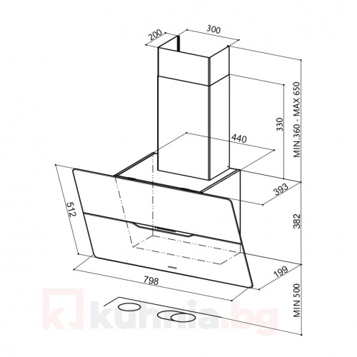 Вертикален аспиратор  JOLIE ACT FABER