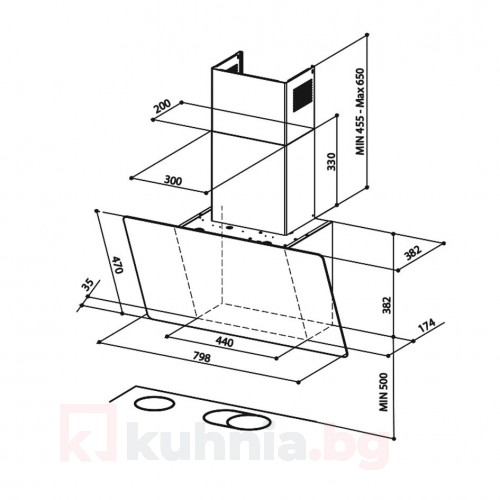 Вертикален аспиратор GLAM - LIGHT