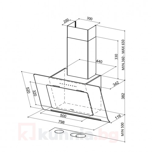 Вертикален аспиратор INFINITY FABER