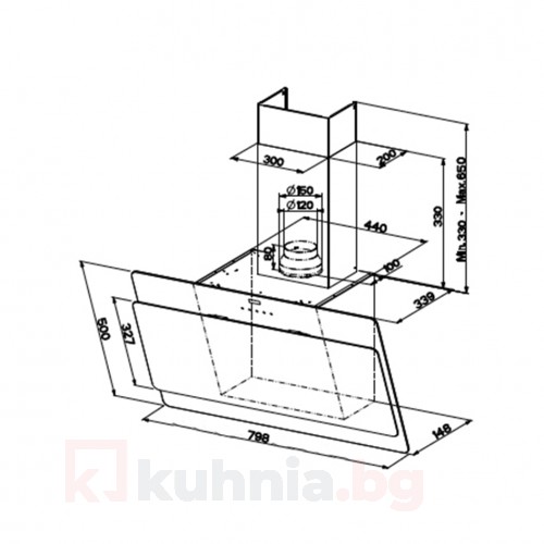 Вертикален апиратор COCKTAIL EV8 A80 FABER