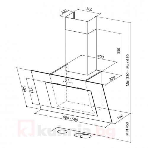 Вертикален аспиатор  NORTHIA EV8 FABER