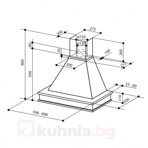 Rustik Line аспиратор  RANCH